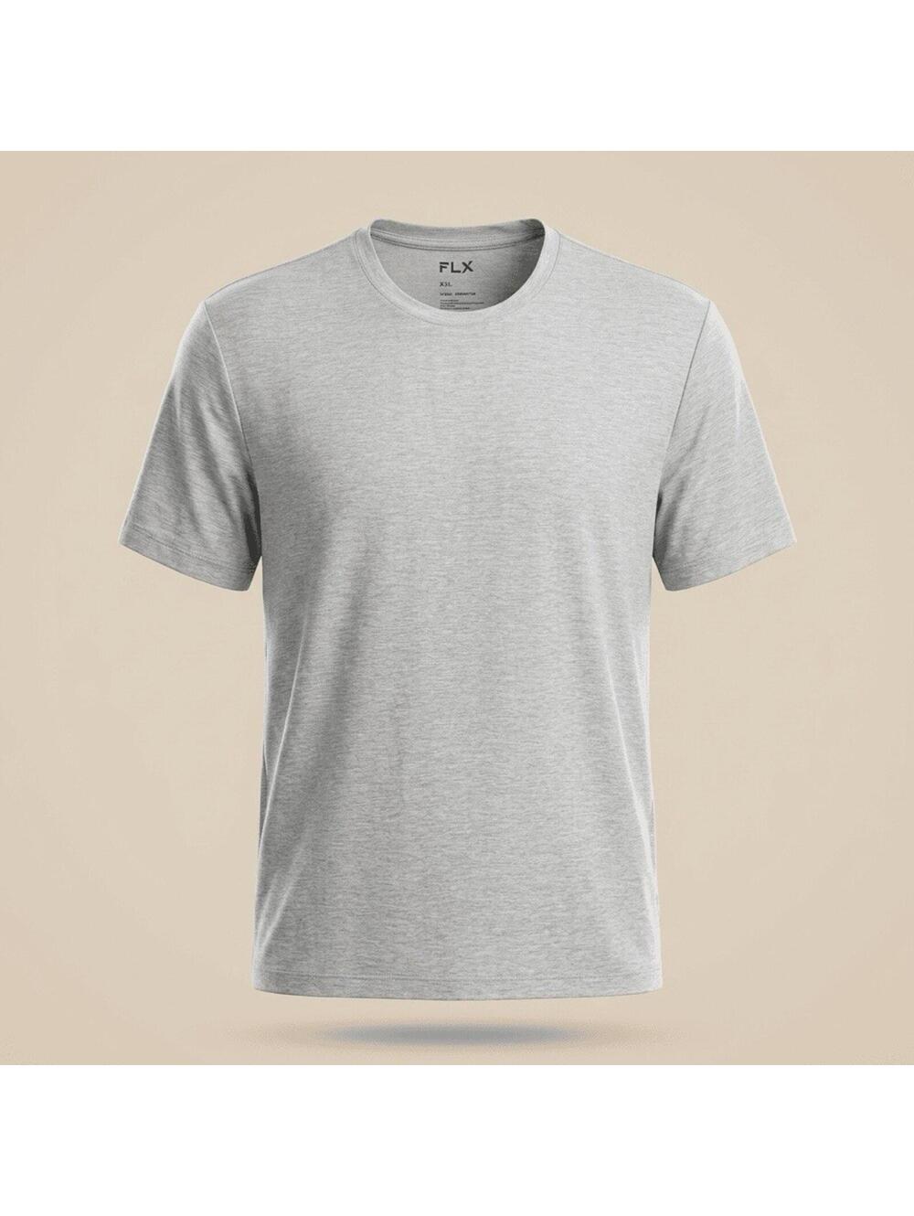 FLX Urban/Commuter Men's Gray Crewneck Short Sleeve T-Shirt Sz XXL